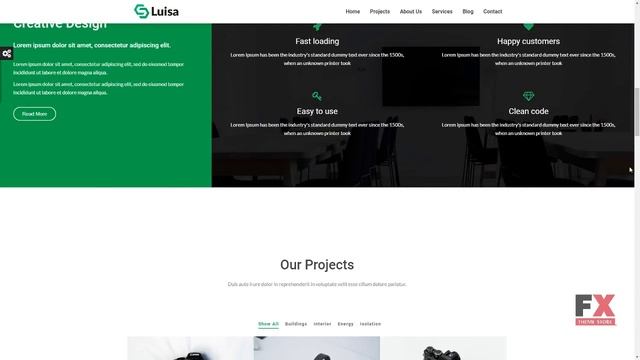 Luisa Multipurpose Website Template TMT Bira Susumu смотреть онлайн