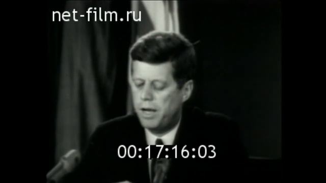 Карибский кризис 1962 года.Оригинал документального видео на английском языке.