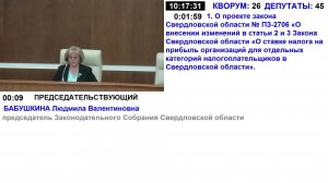 Двенадцатое заседание Законодательного Собрания Свердловской области 26 июля 2022 г.