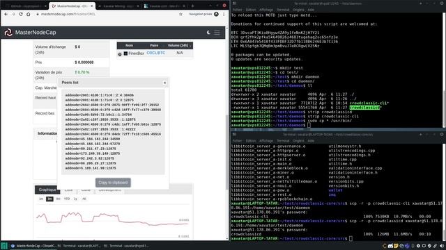Tuto  : Install Crypto Mining Pool - Yiimp on Ubuntu (and install 1 coin + mining & finding a block