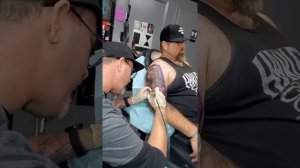 American Flag Eagle tattoo