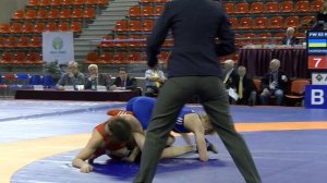 GOLD FW - 53 kg: Lilya HORISHNA (UKR) vs. Iryna KURACHKINA (BLR) by TF, 13-2