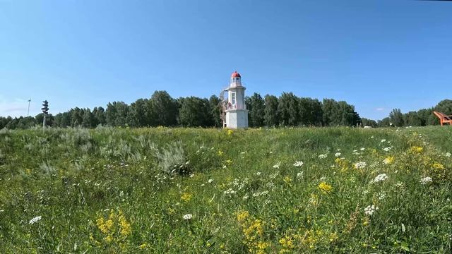 Маяк, парк Руян на Оби, село Уртам, Томская область, Сибирь