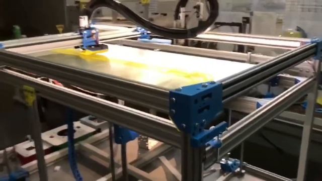 МЕГА БОЛЬШОЙ 3D принтер своими руками с помощью конструкционного профиля смотреть онлайн