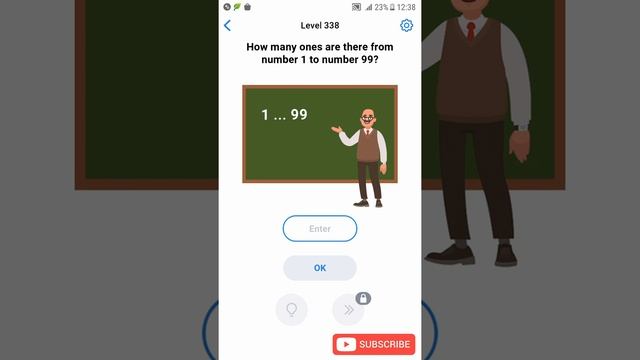 Easy Game Level 338 How many ones are there from number 1 to number 99 Walkthrough