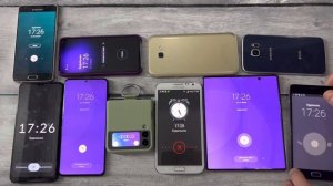 Timer OFF & Alarm Clock 10 phones Samsung Galaxy Z Fold3 & Z Flip3 & S8 / S9 / S10 / Not3 / Lenovo