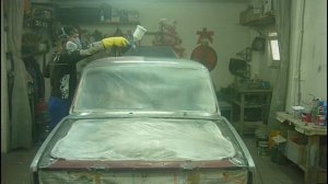 Ваз2107(ВИС). Шпатлевание,грунтование,нанесение шовного герметика и антигравия#4.