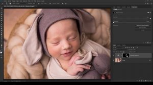 Retoque de piel  - Curso de Photoshop para fotografía newborn