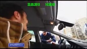 Гаишник, и накуреный водитель ржака.