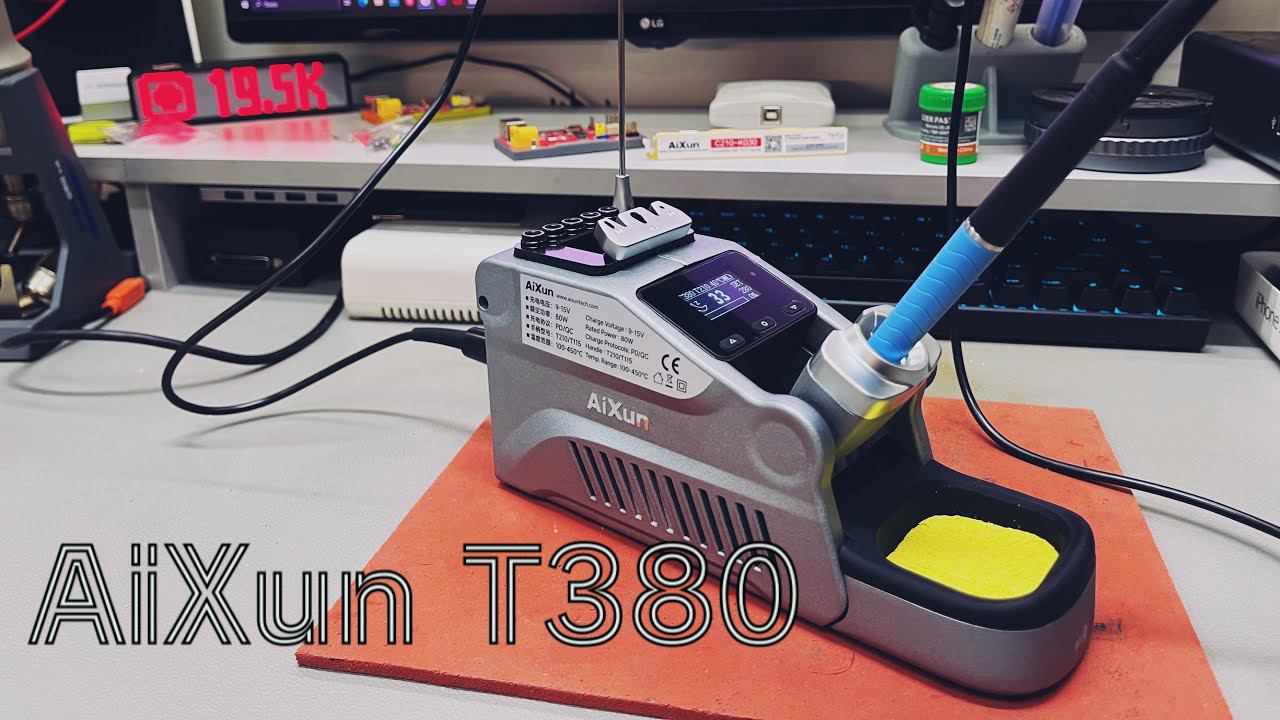 Aixun T380 обзор паяльной станции на аккумуляторе. смотреть онлайн