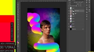 Adobe Photoshop Gradient Brush Demo and Poster