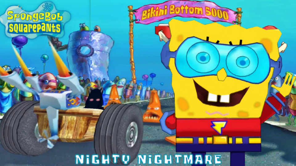 Зондированые гонки▶SpongeBob SquarePants - Nighty Nightmare#1