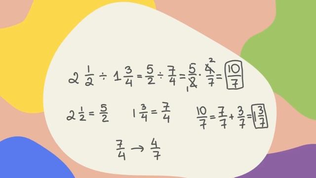 Ділення мішаних чисел смотреть онлайн