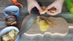 Запеченный картофель   Слайсы из картофеля