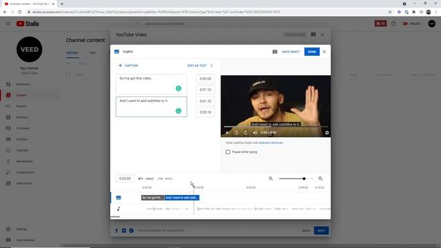 How to Add Subtitles to a YouTube Video - NEW YOUTUBE UPDATE & Automatic Subtitles (2022) смотреть онлайн