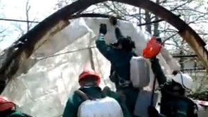 Установка парусной перемычки с ПНК