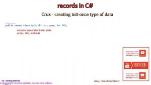 class, record and struct | C# Getting Started