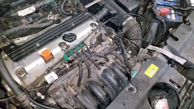 Плавают обороты на ходу на нейтралке ! решение Honda CR-V 2002-2004 смотреть онлайн