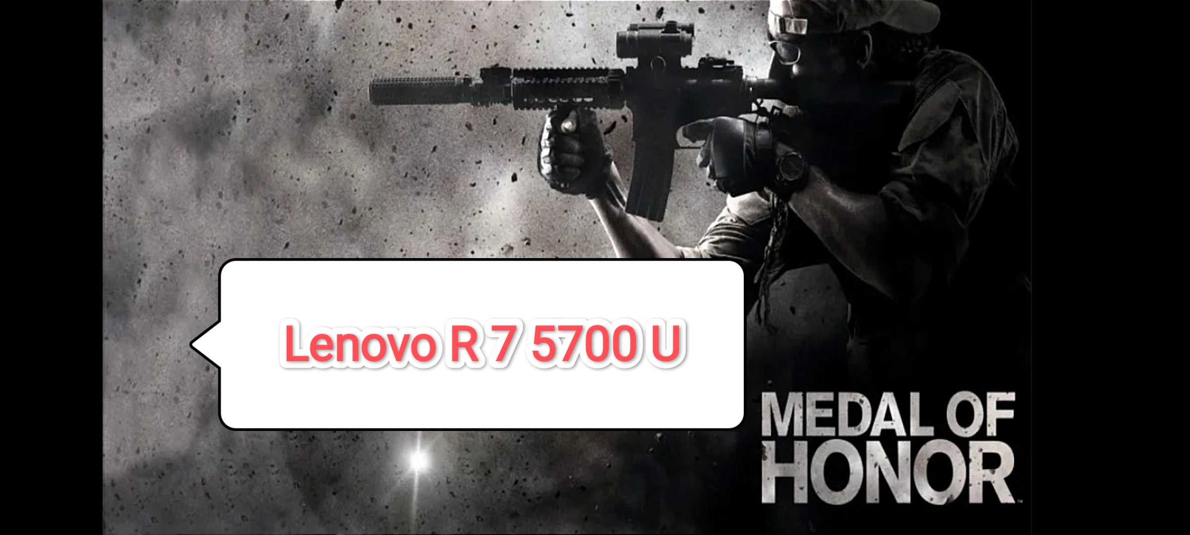 Medal of Honor 2010 - настройки графики для 60 фпс на слабом ПК (Lenovo R 7 5700 U)