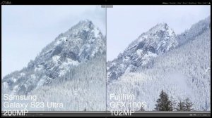 Samsung Galaxy S23 Ultra Camera vs Pro Camera (Fujifilm GFX 100S)