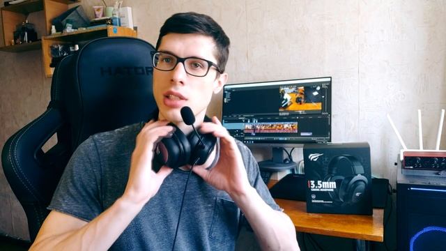 HAVIT H2002D aka Hator Hypergang EVO игровые наушники с aliexpress смотреть онлайн