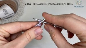 Красивый, рельефный узор спицами для вязания кардигана, джемпера и свитера | УЗОР СПИЦАМИ