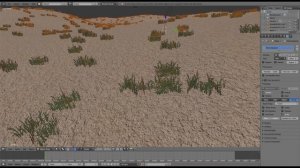 Blender Game Engine - Realistic Landscape Tutorial [adding grass easily]