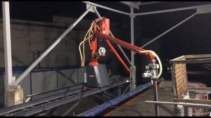 Пробоотборник зерна Ecotec RAIL на рельсе с щелевым зондом, возвратом проб зерна и касанием дна