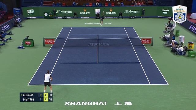 Carlos Alcaraz Vs Grigor Dimitrov Highlights | Rolex Shanghai Masters 2023