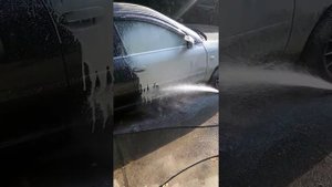 Сравнение аналогового пеногенератора  с пенной насадкой KARCHER