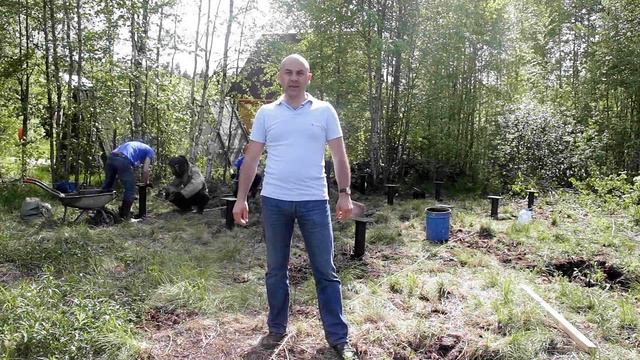 Фундамент под дом 6 на 4 м. Винтовые сваи смотреть онлайн