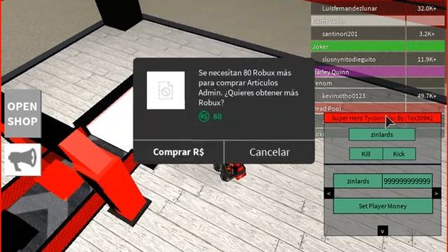 ROBLOX /// Super Villain Tycoon /// HACK SCRIPT INF MONEY /// PASTEBIN смотреть онлайн