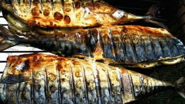 Скумбрия запечёная в духовке смотреть онлайн