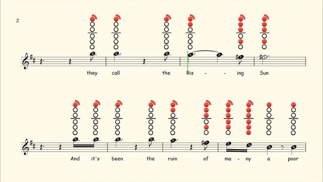 How to play House of the Rising Sun on Tenor Saxophone | Sheet Music with Tab смотреть онлайн
