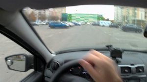Заезд задним ходом под углом 90 градусов в парковочное место. (гараж). Лента у жд вокзала Иваново.