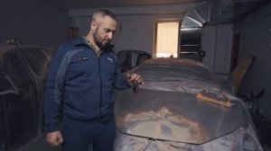 AUDI R8 V10 кузовной ремонт ALEX_FIN