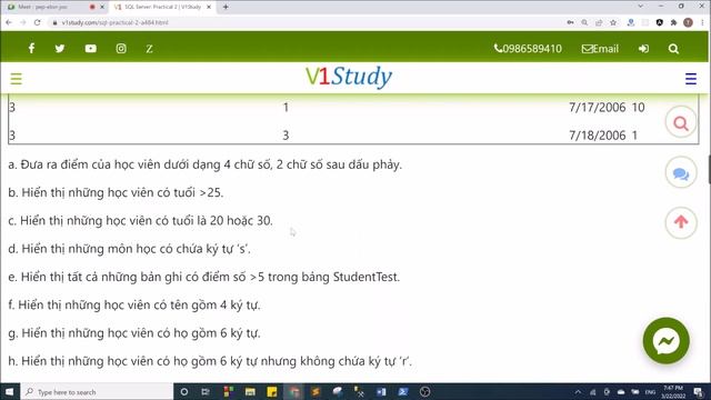 SQL-C2109L: Buổi 4. convert, numeric, select với where, and, or, not, in, like, [^], [], %, _