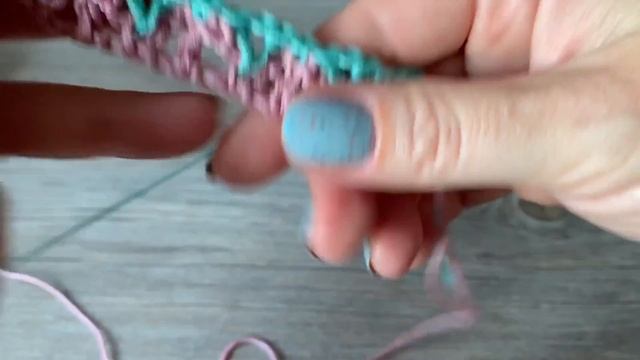 Простой ДВУХЦВЕТНЫЙ&ДВУСТОРОННИЙ "Jewel" / Easy beautiful crochet pattern смотреть онлайн