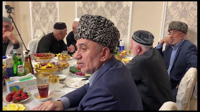 Ингушетия.ИФТАР у Мусы Албогачиева  Председателя Национального Совета Народа Ингушетии.