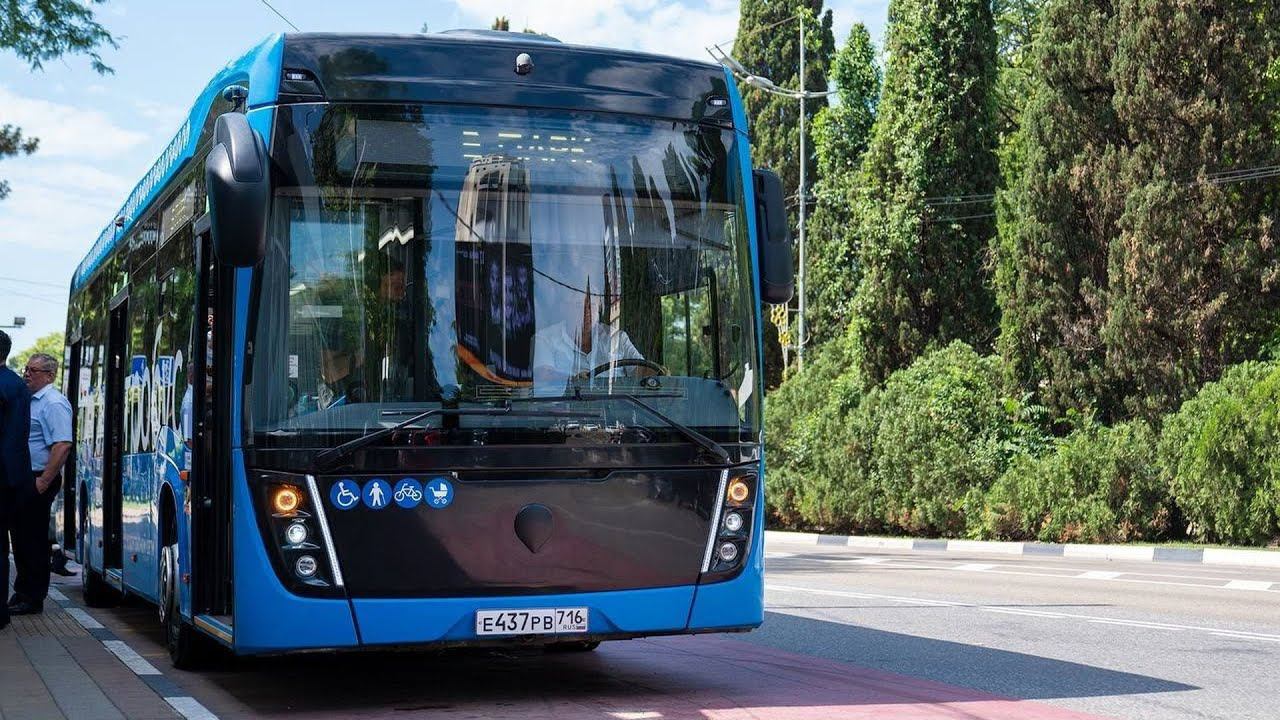 Электробус КАМАЗ-6282 — протестировано мэром Сочи
