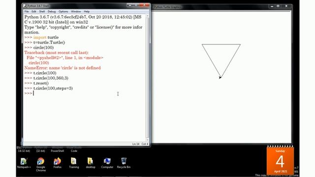 How to Draw Circle using Python Turtle | Hindi смотреть онлайн