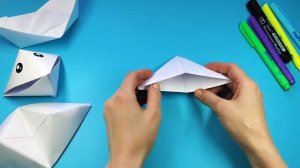 ✅ 3 в 1 ОРИГАМИ ТРАНСФОРМЕР из бумаги а4 _ Как сделать своими руками