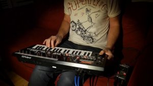 Roland JD-Xi synthesizer | First pattern & demo