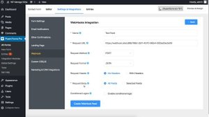 How to set up a Webhook Integration in WordPress | WP Fluent Forms