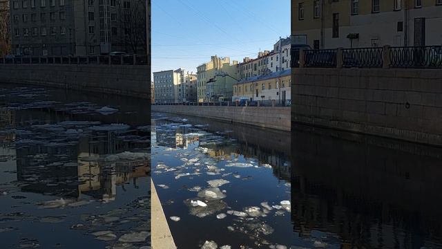 Набережная реки Карповки в Санкт-Петербурге