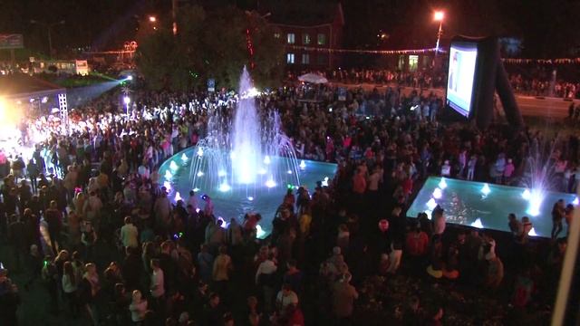 2014 09 12 - Вечернее представление у фонтана (Лобня) смотреть онлайн