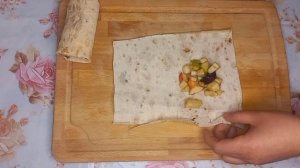 Лаваш с яблоками.Конверты из лаваша с яблоками.Простой и вкусный рецепт Лаваша!