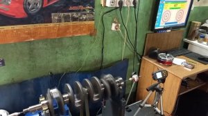 Балансировка классического коленвала ВАЗ ход 86мм. 2ч.