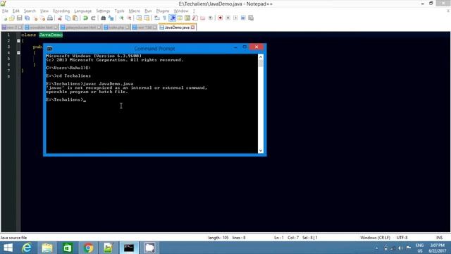 Core Java Part # 1-How to run java program using command prompt?? смотреть онлайн