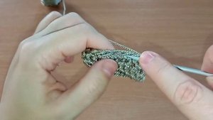 Вяжем сумочку-чехол для телефона крючком, узором "Крестики"
